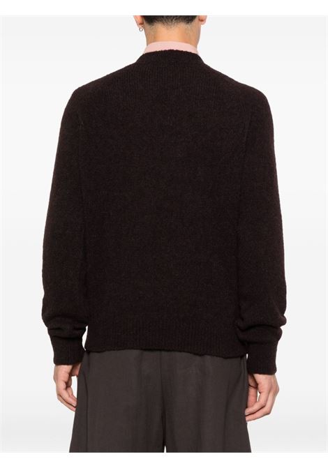 03250 melbourne 2709 m.k sweater man dark brown DRIES VAN NOTEN | 252-021223-2709704